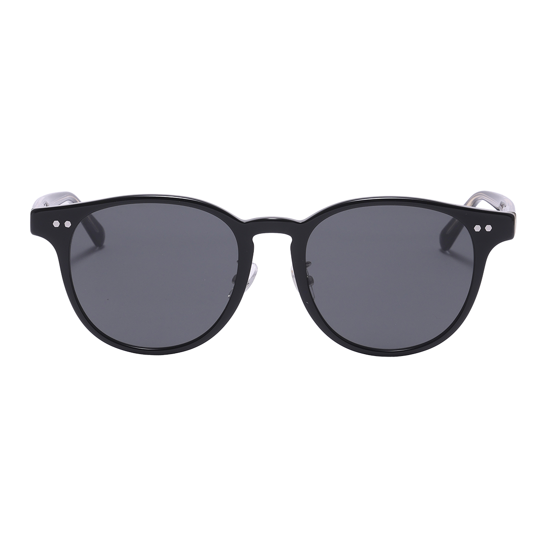 SBS1602 0920G ALO EYEWEAR [SILVERBITE] SBS1602 0920G Acetate Round Black Sunglasses