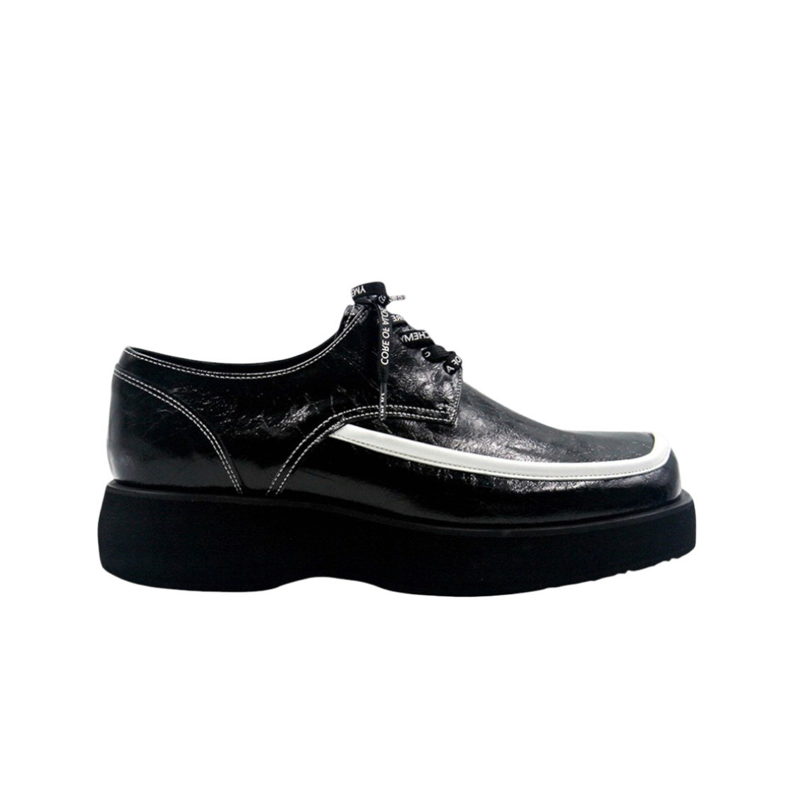 코어오브알케미 화이트 트레이스 비브람 플랫폼 더비(COREOFALCHEMY White Trace Vibram Platform Derby) - 1