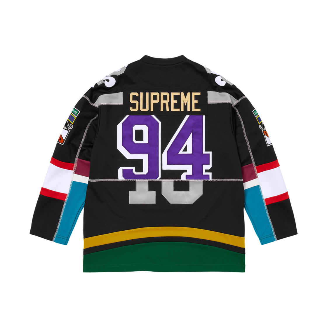 슈프림 패널드 하키 저지 블랙 - 26SS(Supreme Paneled Hockey Jersey Black - 26SS) - 2