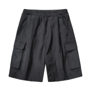 Dimitri Black VLAD Waterproof Wide Bermuda Cargo Pants Black
