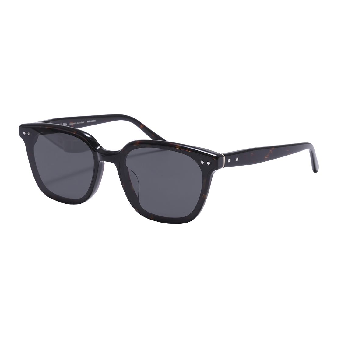 알로아이웨어 [SILVERBITE] SBS1603 1818G 플랫바 스퀘어 톨토이즈 선글라스(ALO EYEWEAR [SILVERBITE] SBS1603 1818G Flat Bar Square Tortoise Sunglasses) - 2