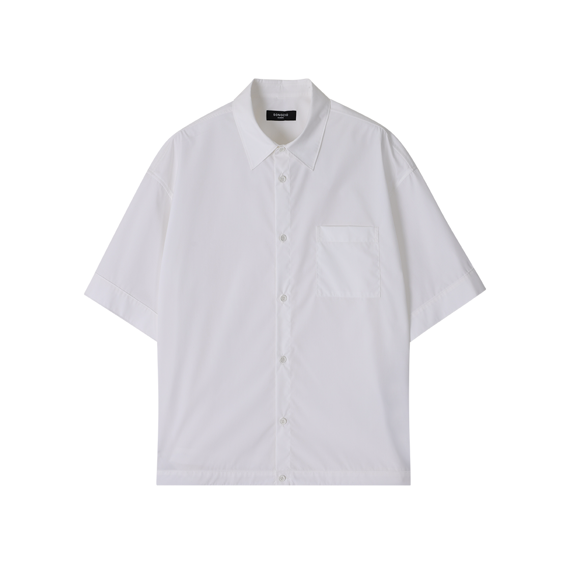 SI3SH301WH SONGZIO HOMME Origin Paris Half Shirt White