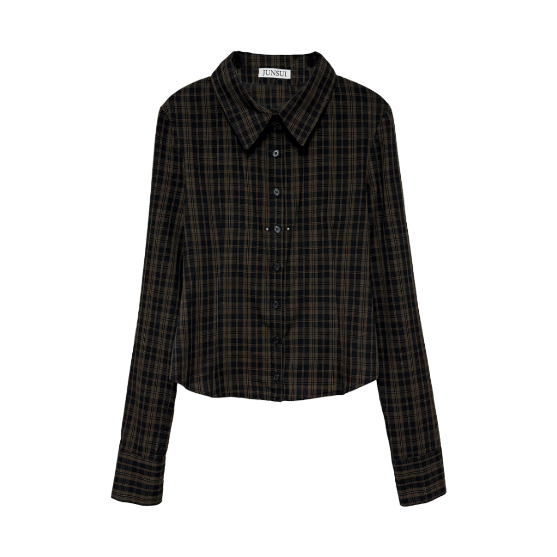 준수이 오리진 엔티티 03 스터드 셔츠 체크(JUNSUI ORIGIN ENT03 Studded Shirt Check)