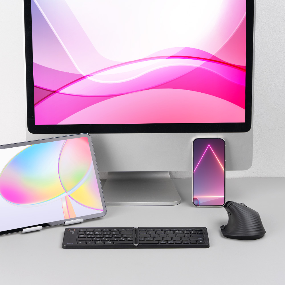 로이체 프리미엄 스마트 다이얼 인체공학 저소음 블루투스 충전식 버티컬 무선 마우스(Royche Ergonomic Vertical Wireless Mouse with Smart Dial, Silent Click, Bluetooth & Rechargeable - Premium Edition) - 3
