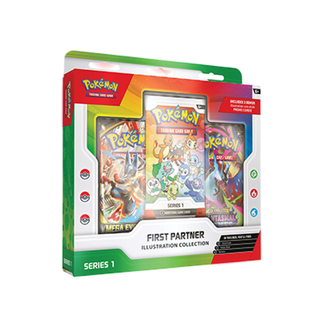 포켓몬 TCG 퍼스트 파트너 일러스트레이션 컬렉션 시리즈 1탄 박스 (영문판)(Pokemon TCG First Partner Illustration Collection Series Vol.1 Box (English Ver.))