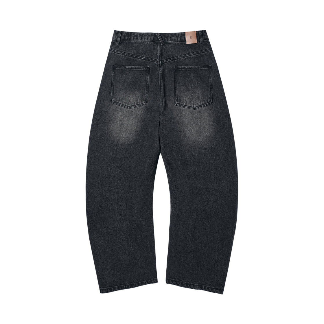 디미트리블랙 ASI 페이드 워시드 커브드 데님 팬츠 빈티지 블랙(Dimitri Black ASI Fade Washed Curved Denim Pants Vintage Black) - 2