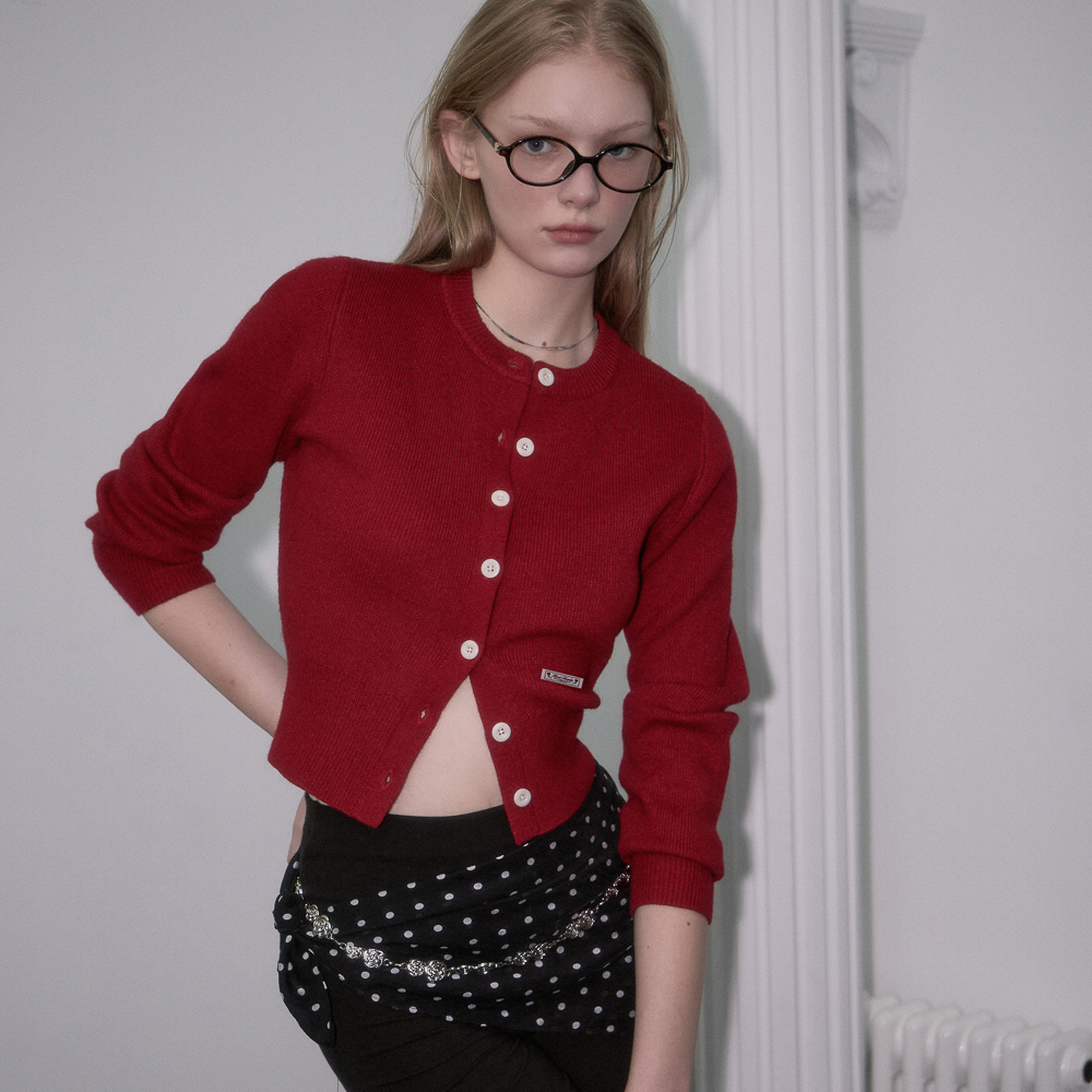 トップス ROSEFRANTZ Soft Nut Button Cardigan 로제프란츠 소프트 너트 버튼 가디건 레드 | Rosefrantz | KREAM