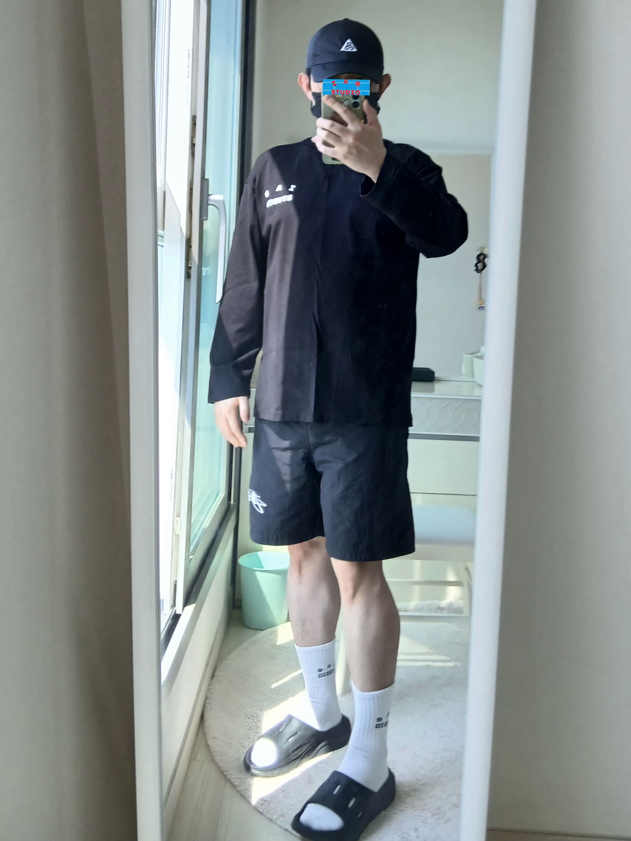 Nike ACG Trail Cap Black, IAB Studio IAB Light Long Sleeve Black 착용 스타일 - 9