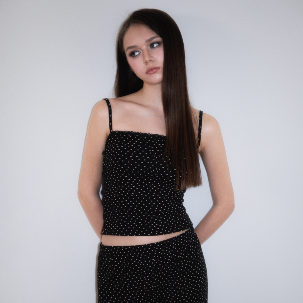 로제프란츠 로즈 앤 베리 라운지 슬리브리스 블랙(Rosefrantz Rose & Berry Lounge Sleeveless [Black]) - 3