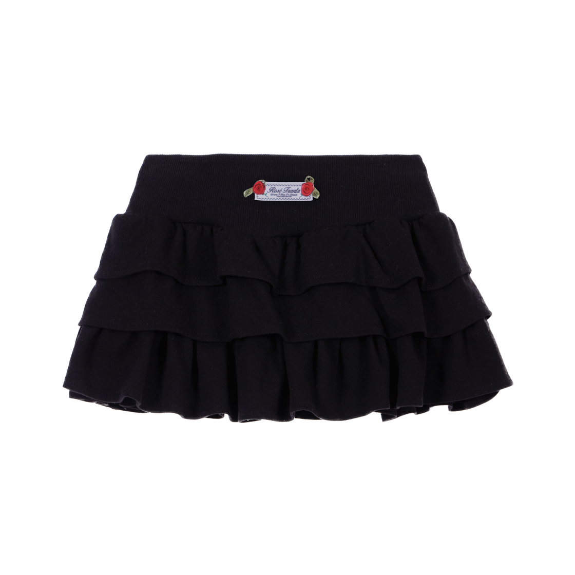 로제프란츠 로즈 캉캉 미니 스커트 블랙(Rosefrantz Rose Cancan Mini Skirt [Black]) - 1