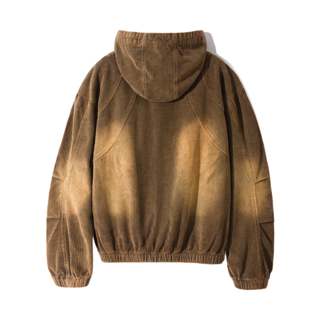 디미트리블랙 VLAD 페이드 워싱 슬래쉬 코듀로이 후드 자켓 더스트 브라운(Dimitri Black VLAD Fade Washing Slash Corduroy Hooded Jacket Dust Brown) - 2