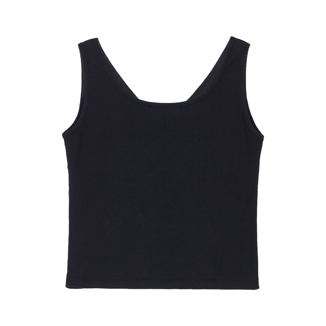 로제프란츠 랩 브이넥 슬리브리스 블랙(Rosefrantz Wrap V-neck sleeveless [Black]) - 3