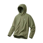 FCMM SPORT Comfort Waffle Hood Zip-Up Jacket Sage Green