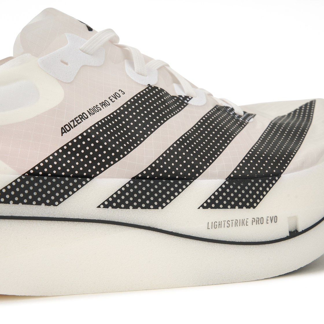 아디다스 아디제로 아디오스 프로 EVO 3 클라우드 화이트 코어 블랙(Adidas Adizero Adios Pro EVO 3 Cloud White Core Black) - 7