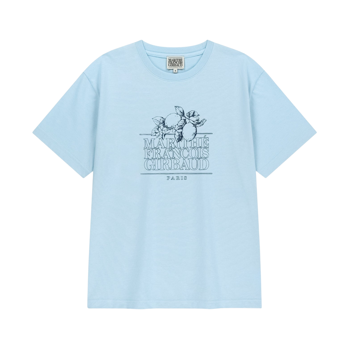 마리떼 프랑소와 저버 에어로쿨 레몬 클래식 로고 티셔츠 아이스 블루(Marithe Francois Girbaud Aerocool Lemon Classic Logo T-Shirt Ice Blue)