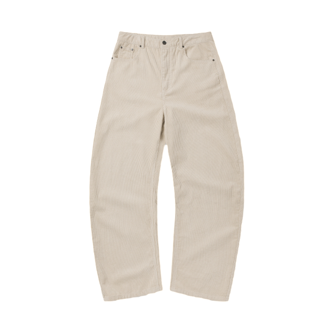 디미트리블랙 에센셜 페이드 워싱 커브드 팬츠 코듀로이 에크루(Dimitri Black Essential Fade Washing Curved Pants Corduroy Ecru) - 1