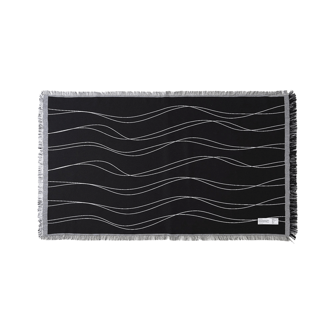 밀로 아카이브 웨이브 소프트 블랭킷 블랙(Millo Archive Wave Soft Blanket Black)