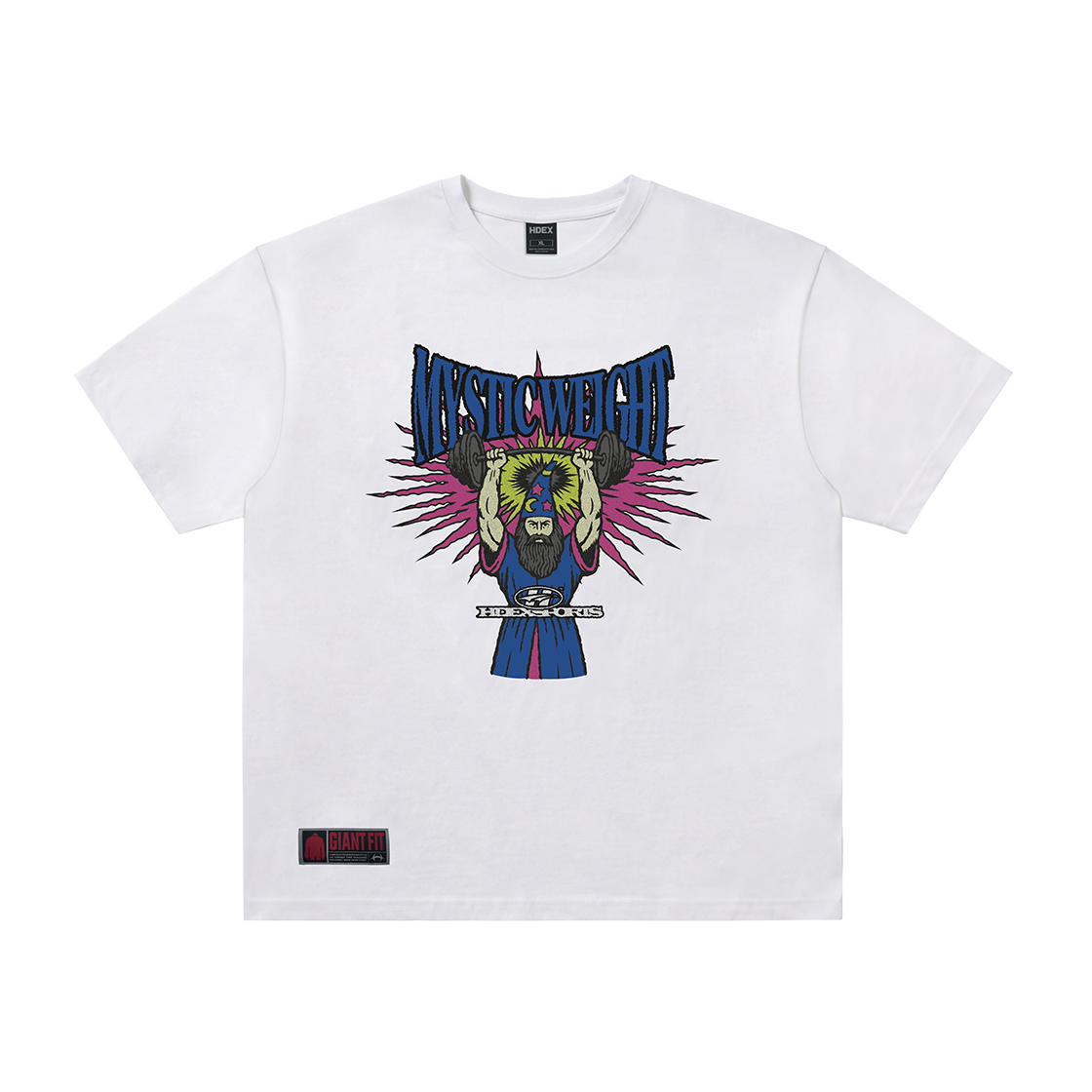 에이치덱스 위자드 자이언트핏 숏 슬리브 화이트(HDEX Wizard Giant Fit Short Sleeve White)