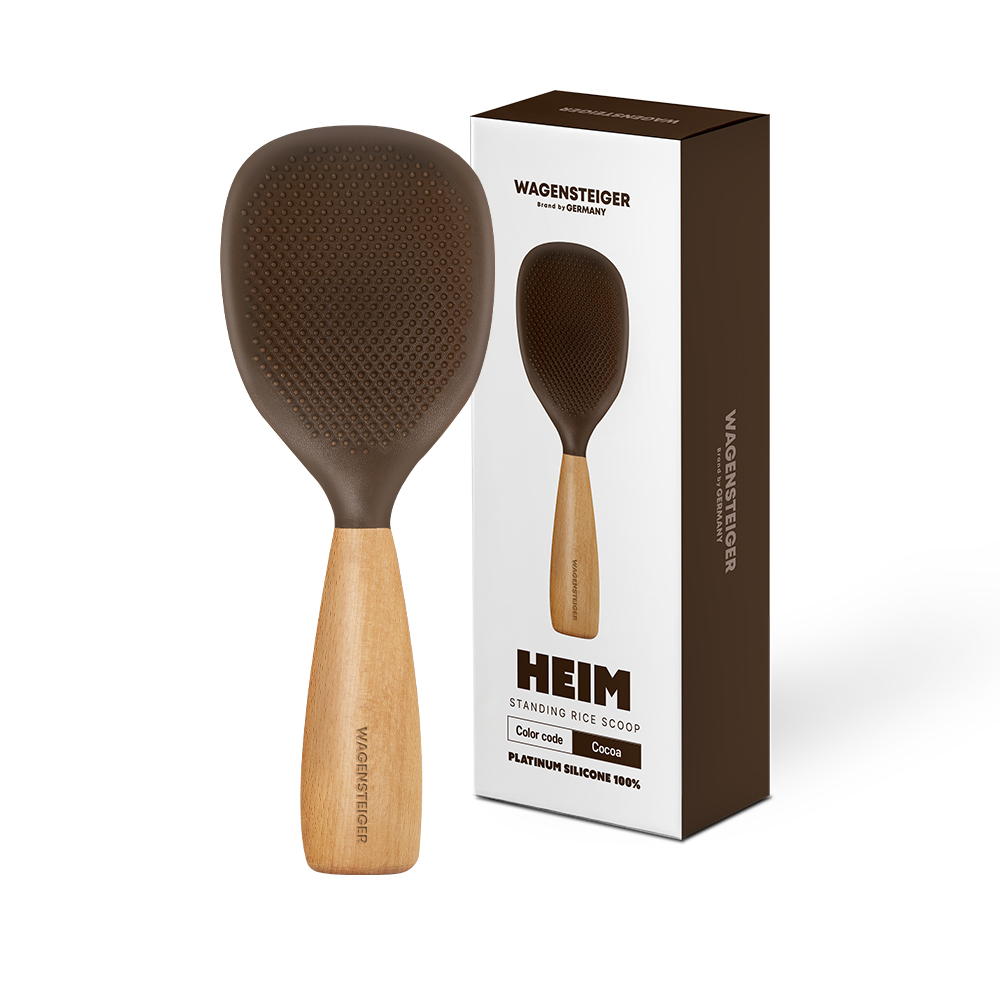 바겐슈타이거 플래티넘 실리콘 하임 스탠딩 주걱 코코아(WAGENSTEIGER Platinum Silicone Heim Standing Rice Paddle Cocoa) - 5