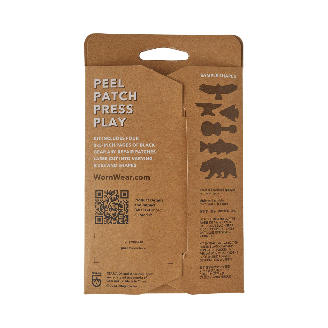 파타고니아 원 웨어 패치 키트 블랙(Patagonia Worn Wear Patch Kit Black) - 2