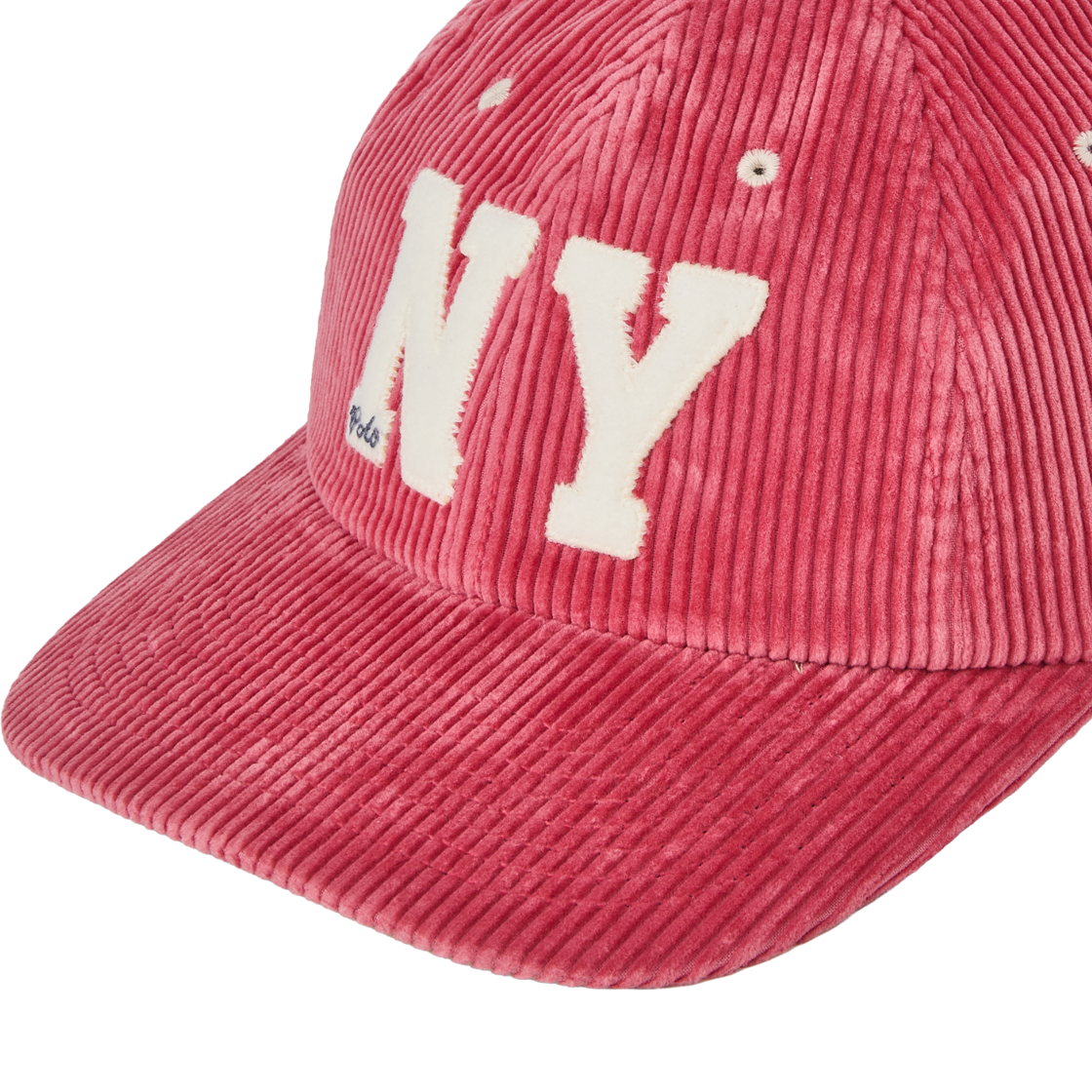 [15% 적립] 폴로 랄프 로렌 NY 패치 코듀로이 볼 캡 레드 스카이 - 26SS([15% 적립] Polo Ralph Lauren NY Patch Corduroy Ball Cap Red Sky - 26SS) - 5