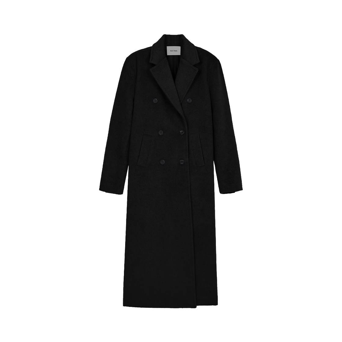로제프란츠 더블 버튼 맥시 롱 코트 블랙(Rosefrantz Double Button Maxi Long Coat [Black]) - 1