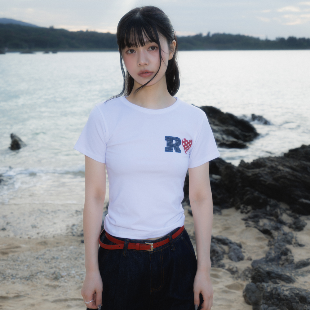 로제프란츠 도트 하트 코튼 티셔츠 아이보리(Rosefrantz Dot Heart Cotton T-Shirt [Ivory]) - 2