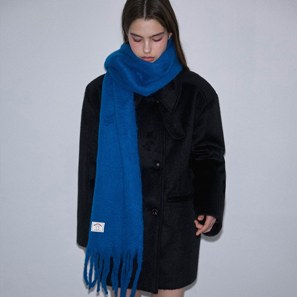 로제프란츠 와이드 롱 머플러 코발트 블루(Rosefrantz Wide Long Muffler [Cobalt Blue]) - 2