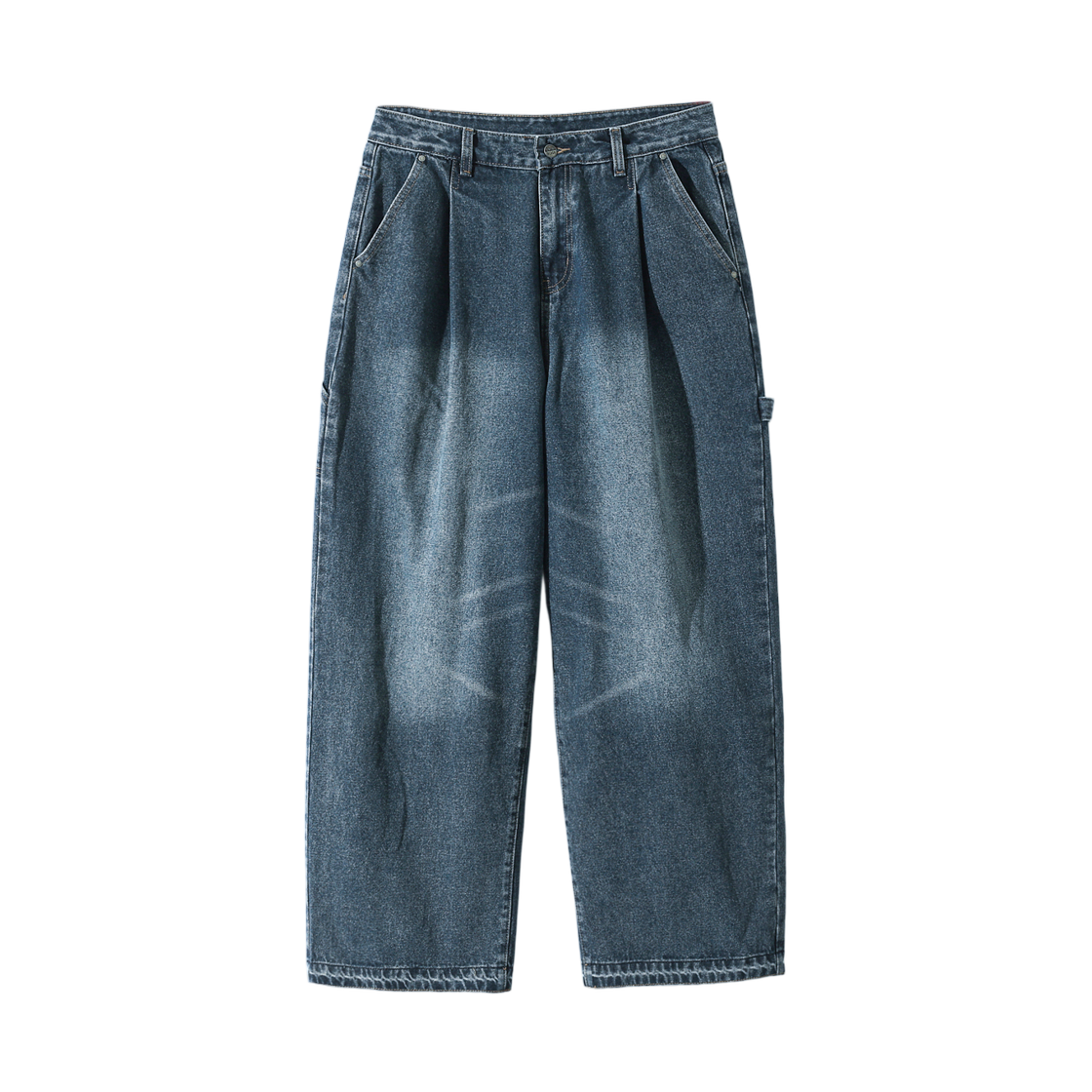 DBD8DP01IN Dimitri Black Bio Washing Wide Carpenter Denim Pants Indigo
