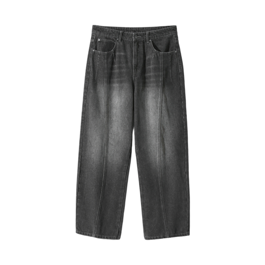 디미트리블랙 VLAD 라운드 슬래쉬 데님 팬츠 그레이(Dimitri Black VLAD Round Slash Denim Pants Grey)