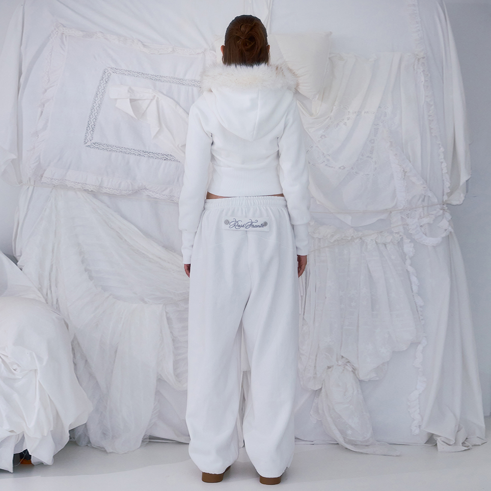 로제프란츠 백 포인트 투웨이 스웻팬츠 아이보리(Rosefrantz Back Point 2Way Sweatpants [Ivory]) - 3