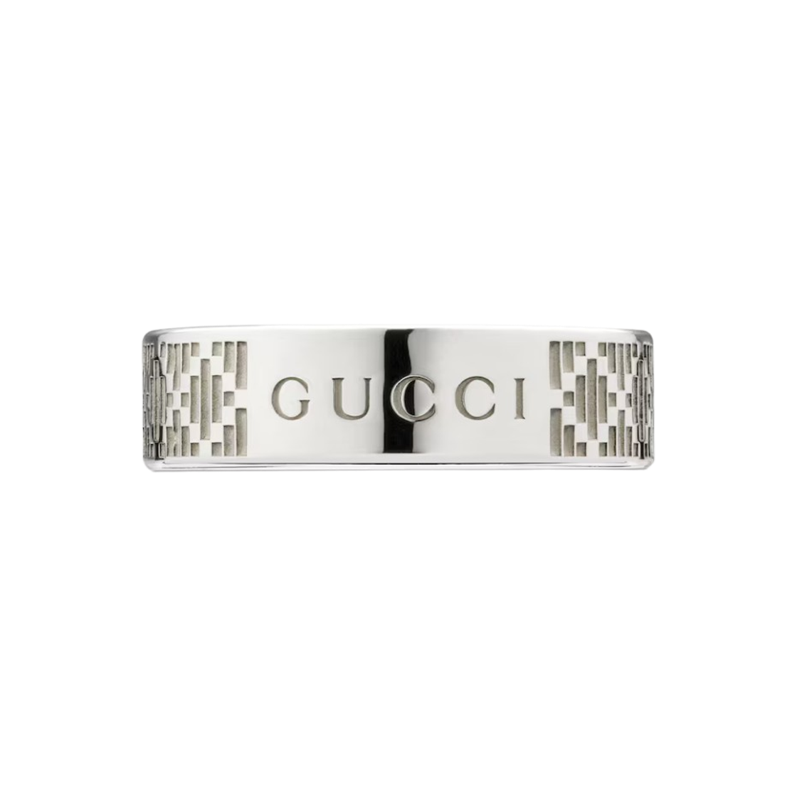 843748-J8400-0818 Gucci Diamante Ring Sterling Silver