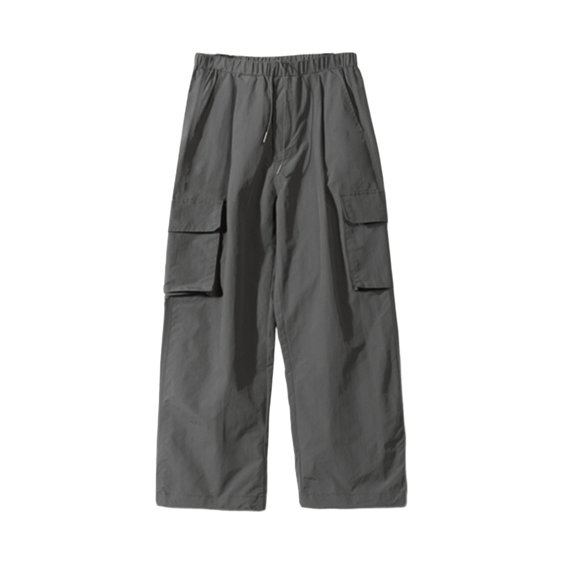 디미트리블랙 나일론 고프코어 워터프루프 와이드 카고 팬츠 블랙 차콜 그레이(Dimitri Black Nylon Gorpcore Waterproof Wide Cargo Pants Black Charcoal Grey) - 1