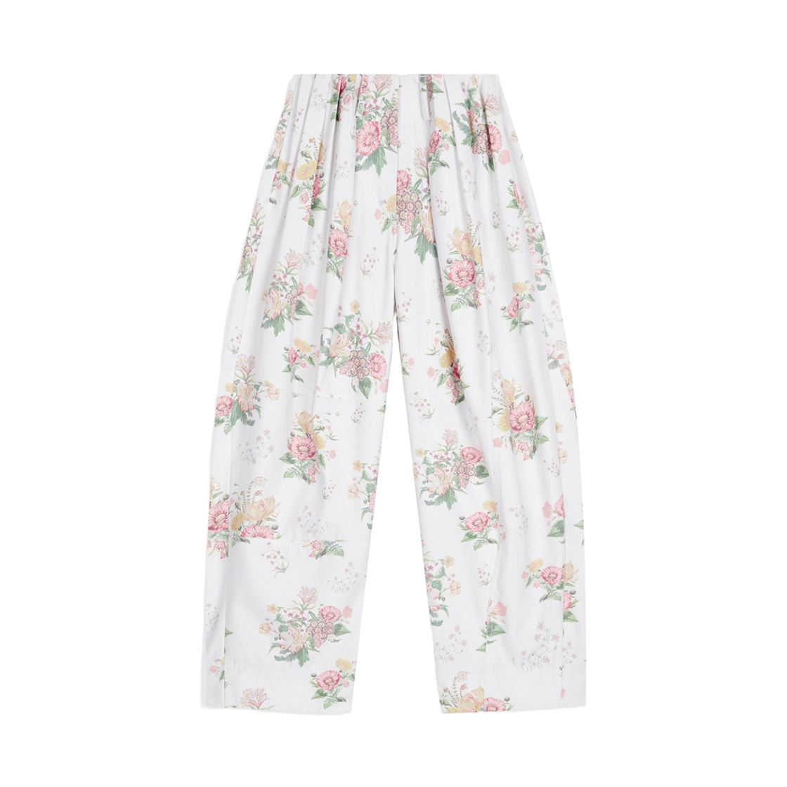 (W) 오픈 Yy 플로럴 풀 개더 팬츠 멀티((W) Open Yy Floral Full Gather Pants Multi)