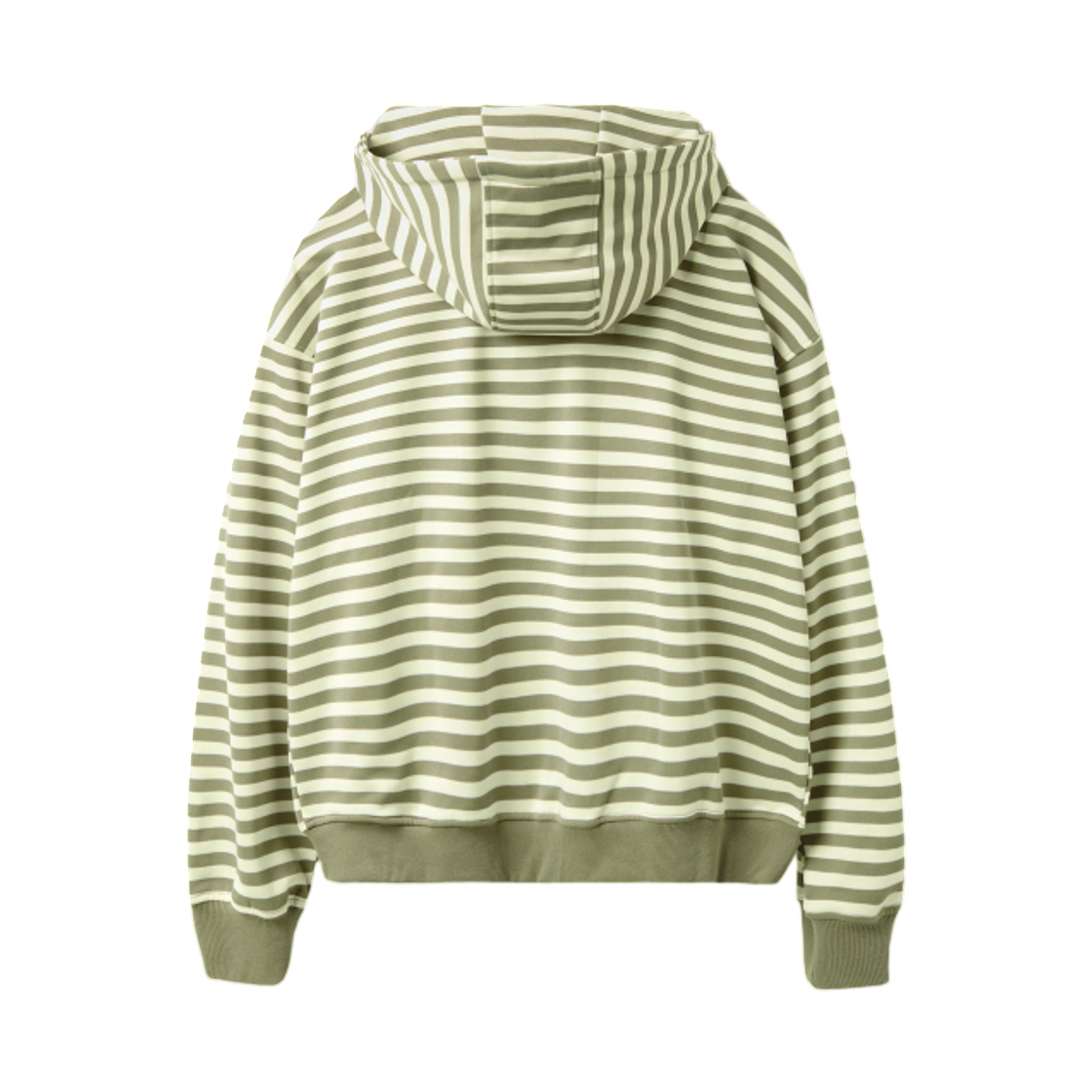 디미트리블랙 VLAD 스트라이프 로고 후드 집업 카키 오트밀(Dimitri Black VLAD Stripe Logo Hooded Zip Up Khaki Oatmeal) - 2