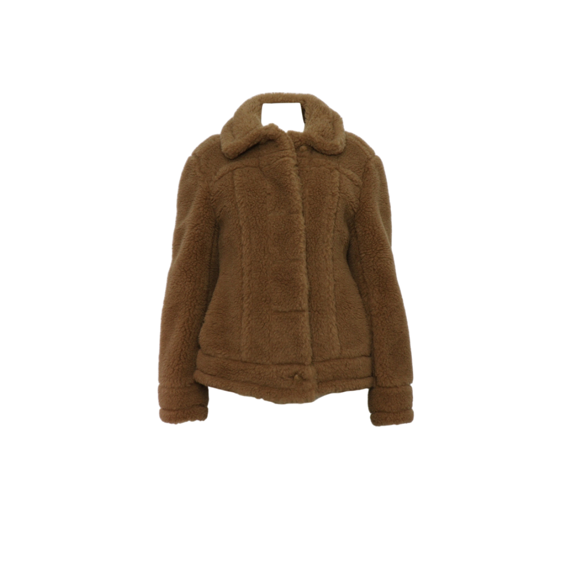 막스마라 23108604396 카멜 울 실크 블렌드 여성 테디 자켓aa63402(Max Mara Camel Wool-Silk Blend Women Teddy Jacket)