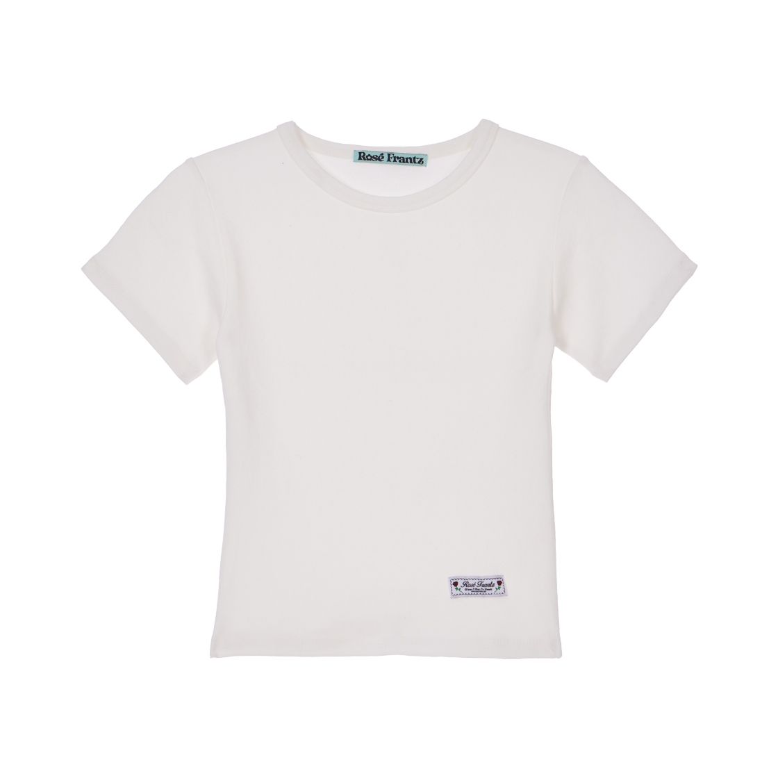 RS26CTS101IVR Rosefrantz Essential Rose Label T-Shirt [Ivory]