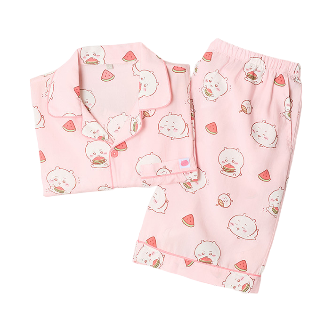 SPPPG25U05 Spao x Chiikawa Short Sleeve Pajama Pink