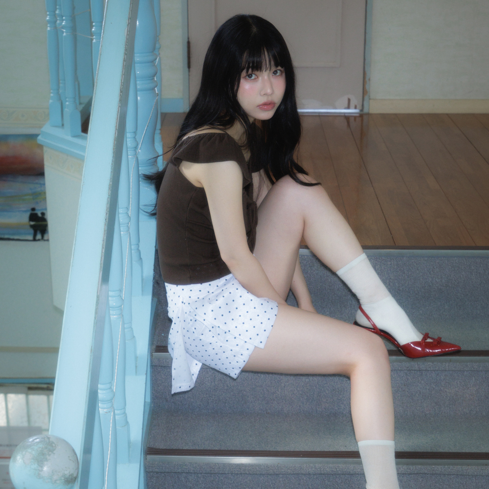 로제프란츠 리본 셔링 슬리브리스 브라운(Rosefrantz Ribbon Shirring Sleeveless [Brown]) - 6