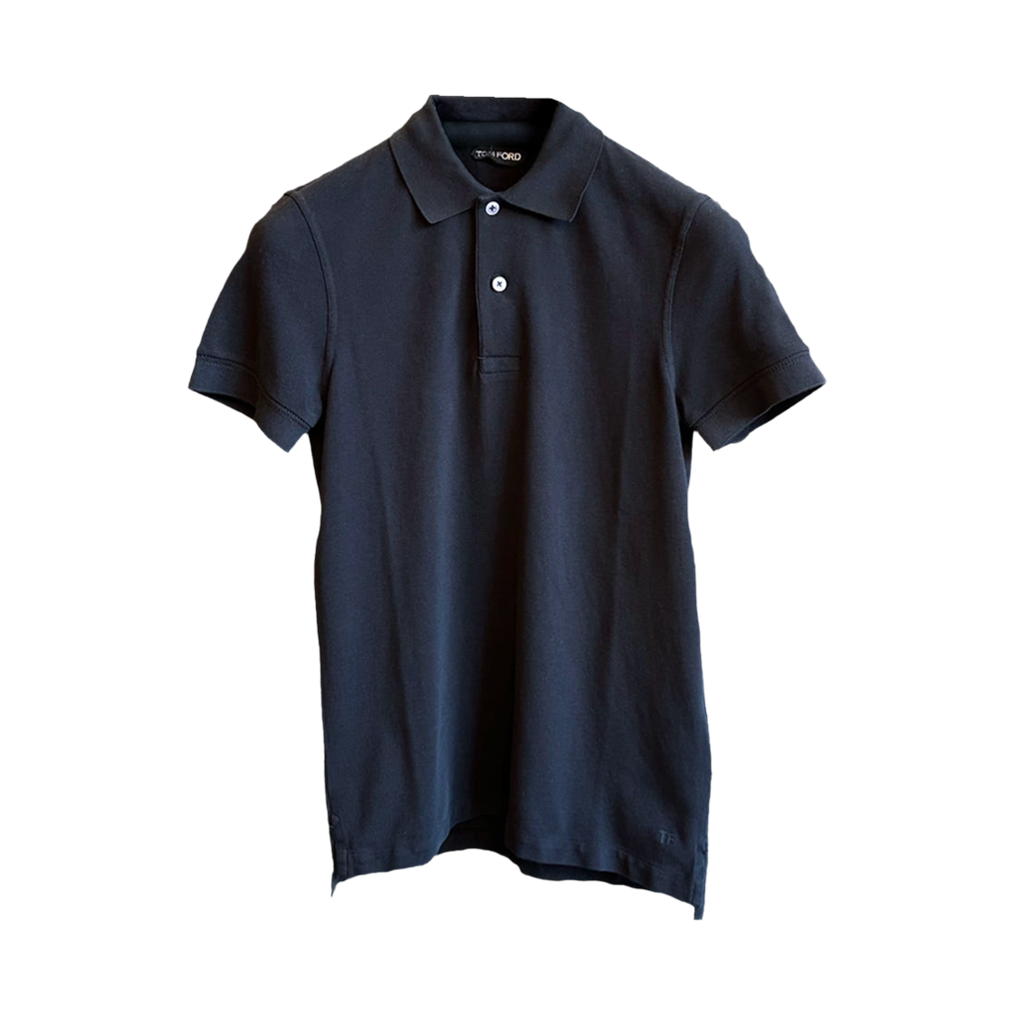톰포드 클래식 코튼 폴로 셔츠 블랙(Tom Ford Classic Cotton Polo Shirt Black)