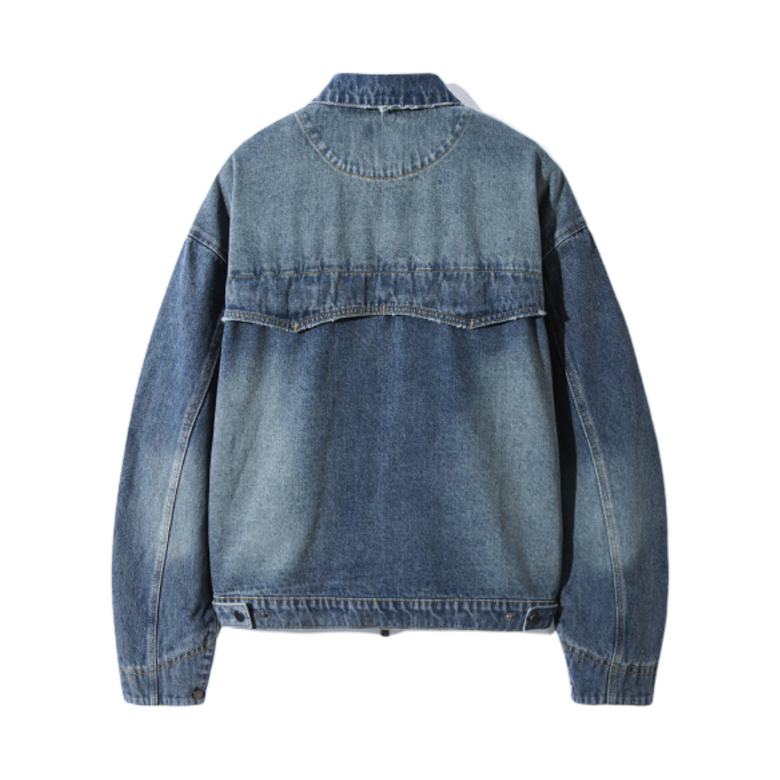 디미트리블랙 투웨이 웨스턴 데님 자켓 인디고 그레이(Dimitri Black 2Way Western Denim Jacket Indigo Grey) - 2