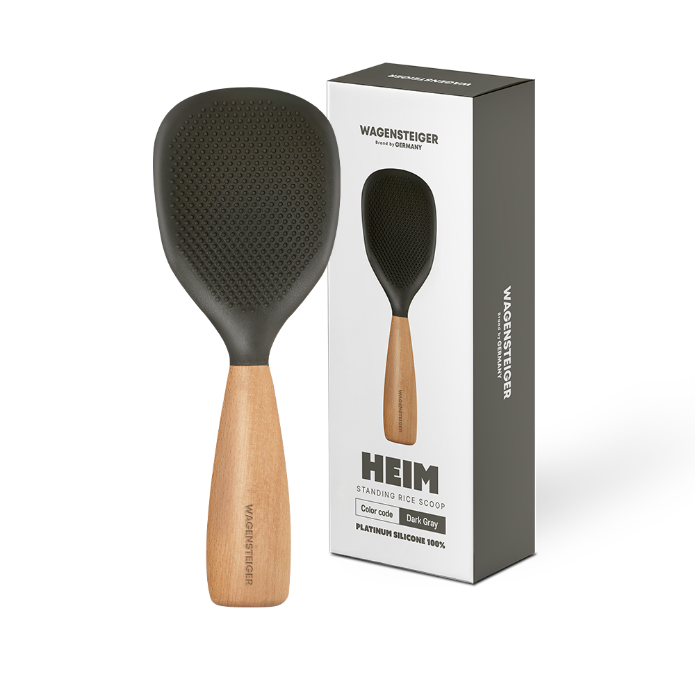 바겐슈타이거 플래티넘 실리콘 하임 스탠딩 주걱 다크그레이(WAGENSTEIGER Platinum Silicone Heim Standing Rice Paddle Dark Gray) - 5