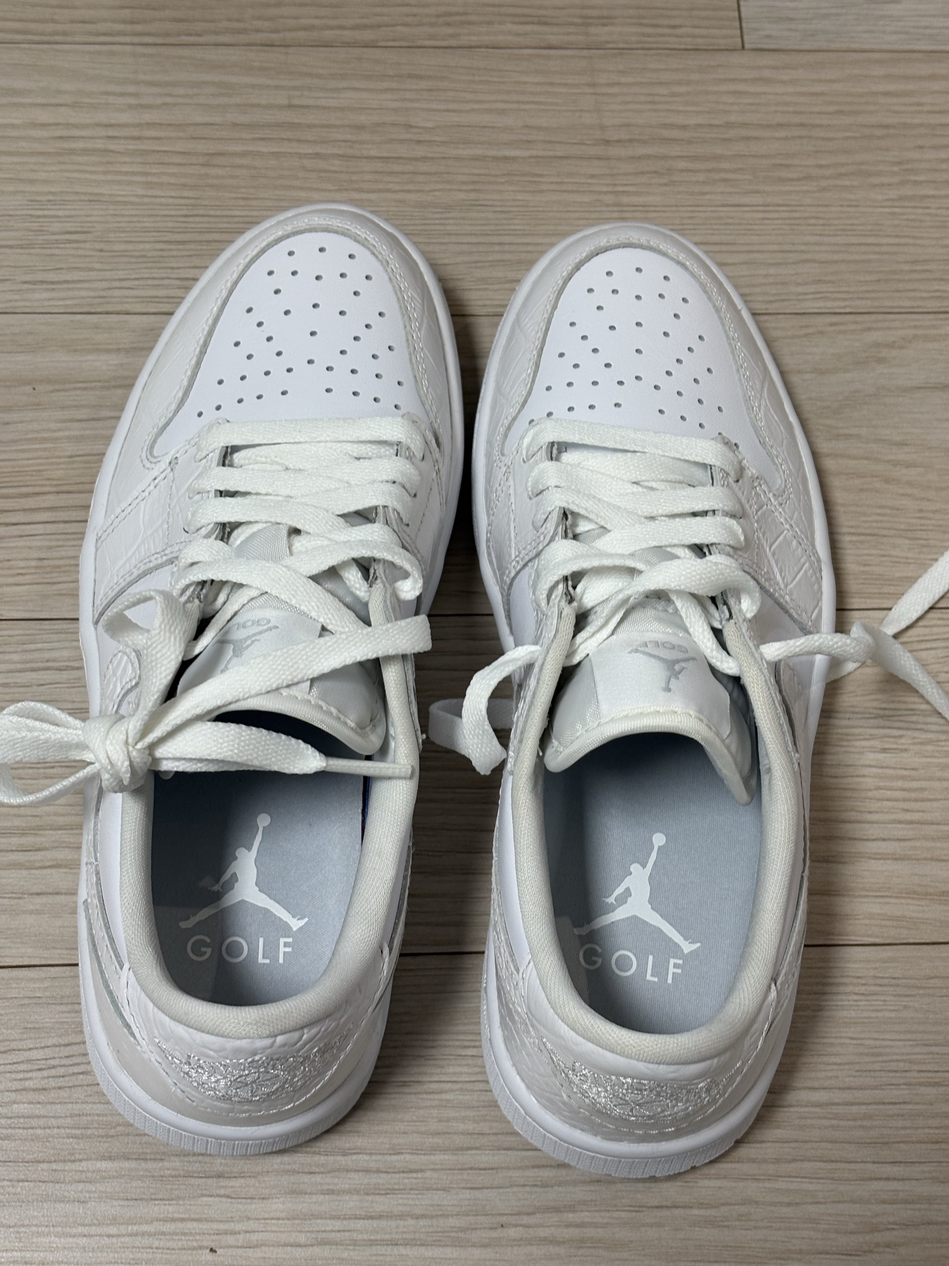 Jordan 1 Low Golf Pure Platinum 착용 스타일 - 2