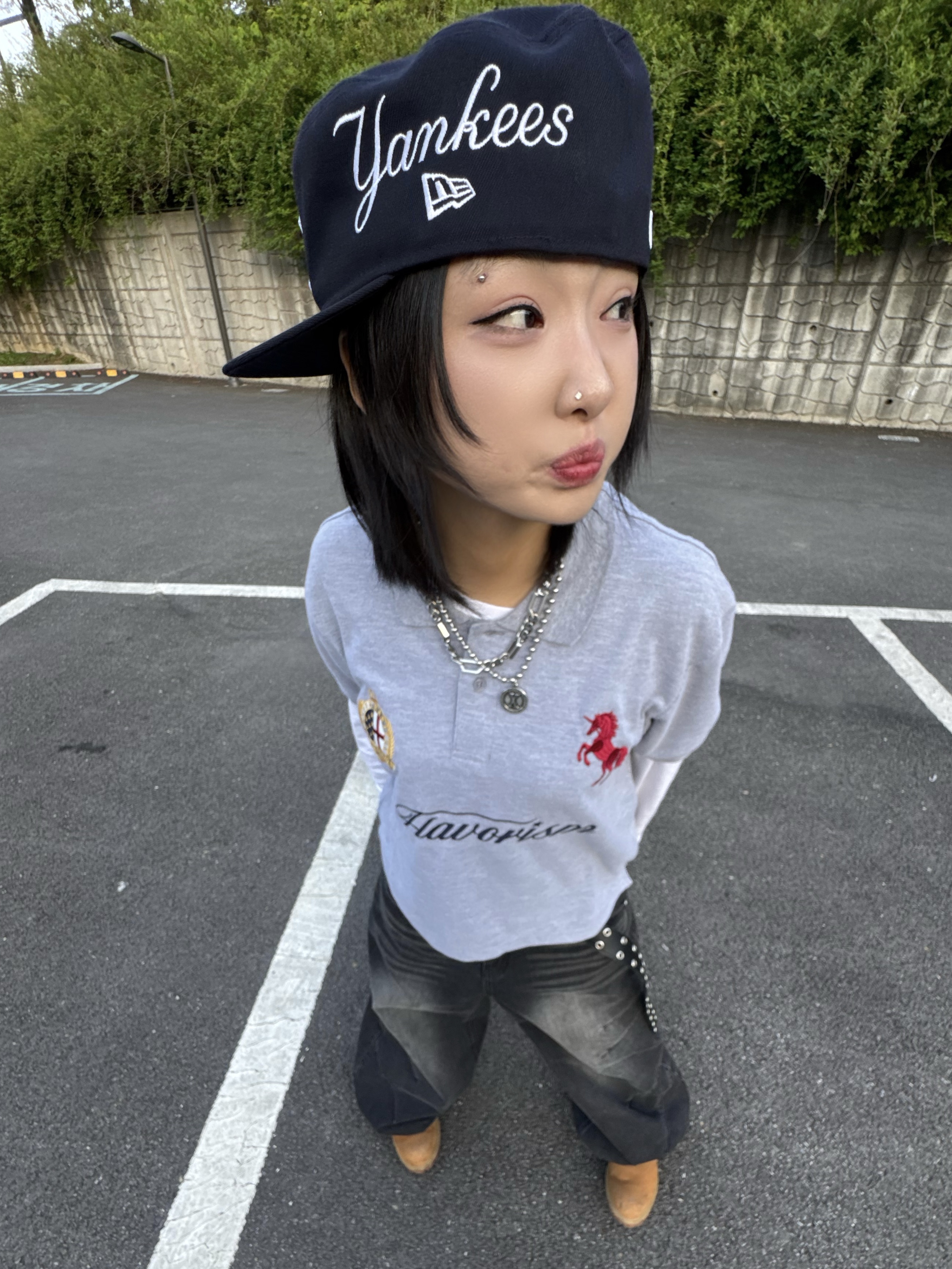 [KREAM 단독] Flavorism Red Horse Pique Shirt Melange, Timberland Premium 6 inch Waterproof Boot Wheat Nubuck - Wide 착용 스타일 - 4