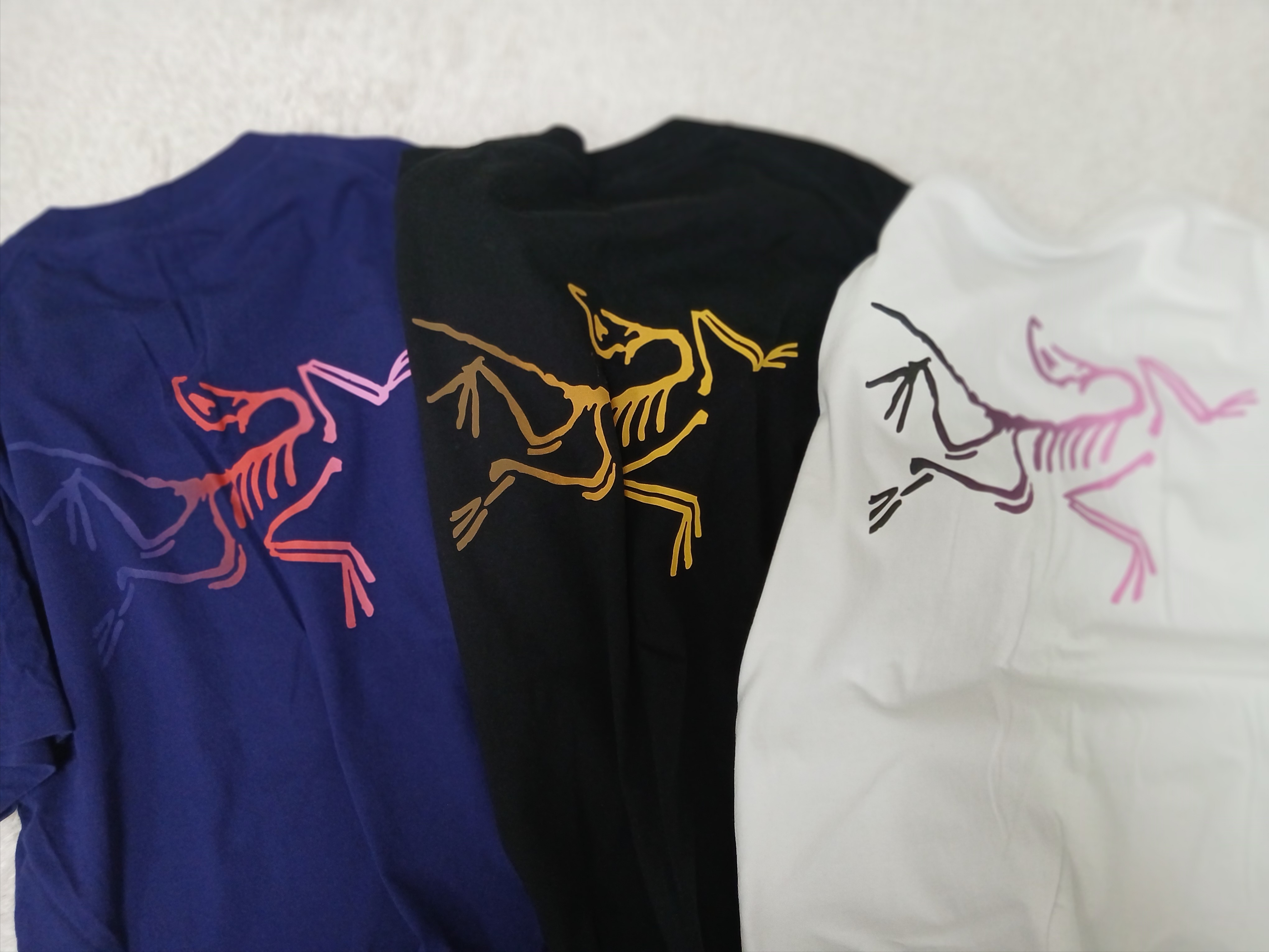 Arc'teryx Kragg Cotton Logo SS T-Shirt 24K Black, Arc'teryx Kragg Cotton Logo SS T-Shirt White Light Soul 착용 스타일 - 2