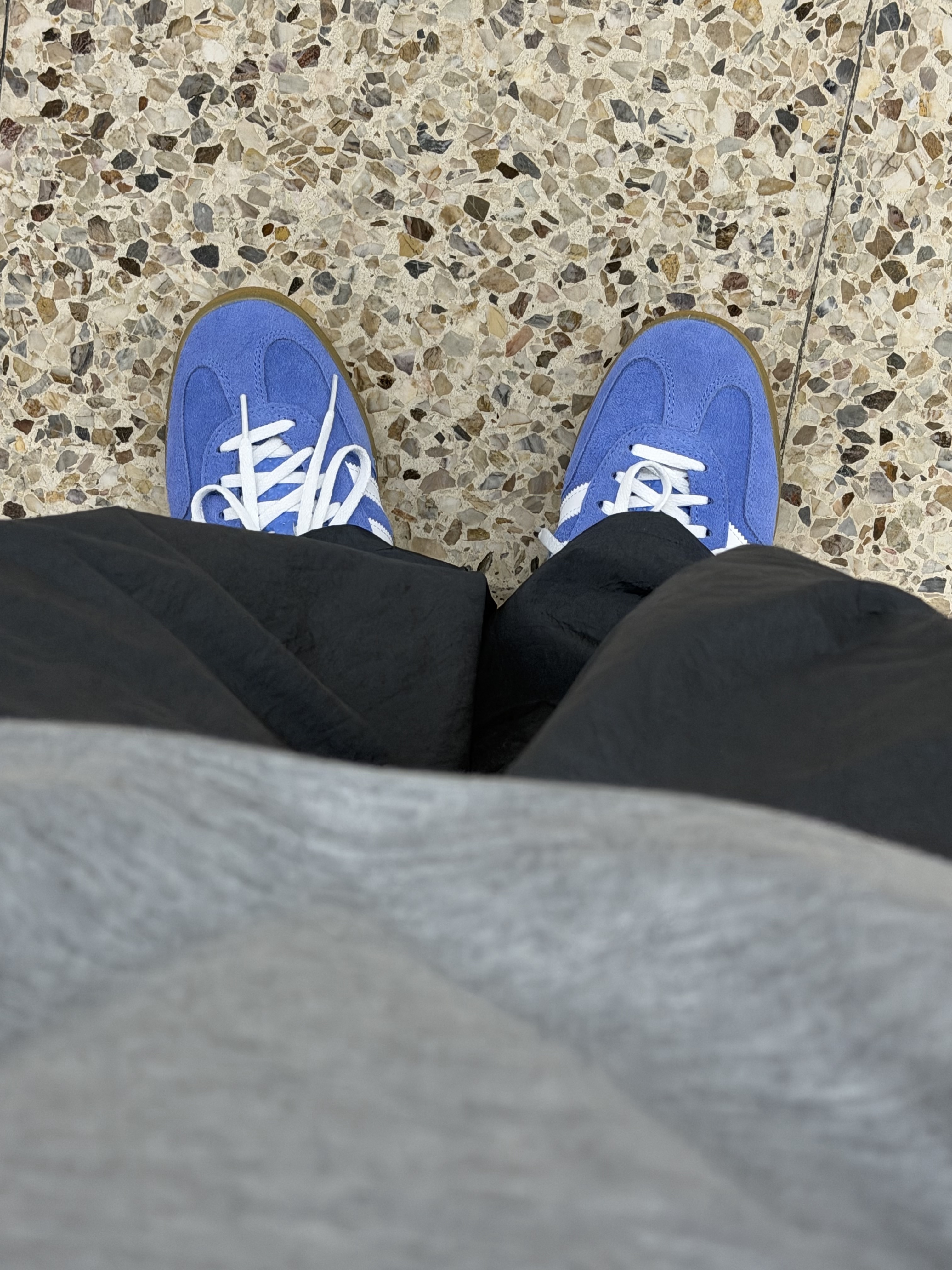 (W) Adidas Gazelle Indoor Blue Fusion Cloud White, SUNNECT SNCT Zip O Gage Vol.2 착용 스타일 - 2