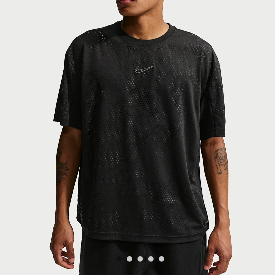 Nike SB Ishod Short Sleeve Jersey Top Black - Asia, Nike SB Ishod Short Sleeve Jersey Top Black - US/EU 착용 스타일 - 3