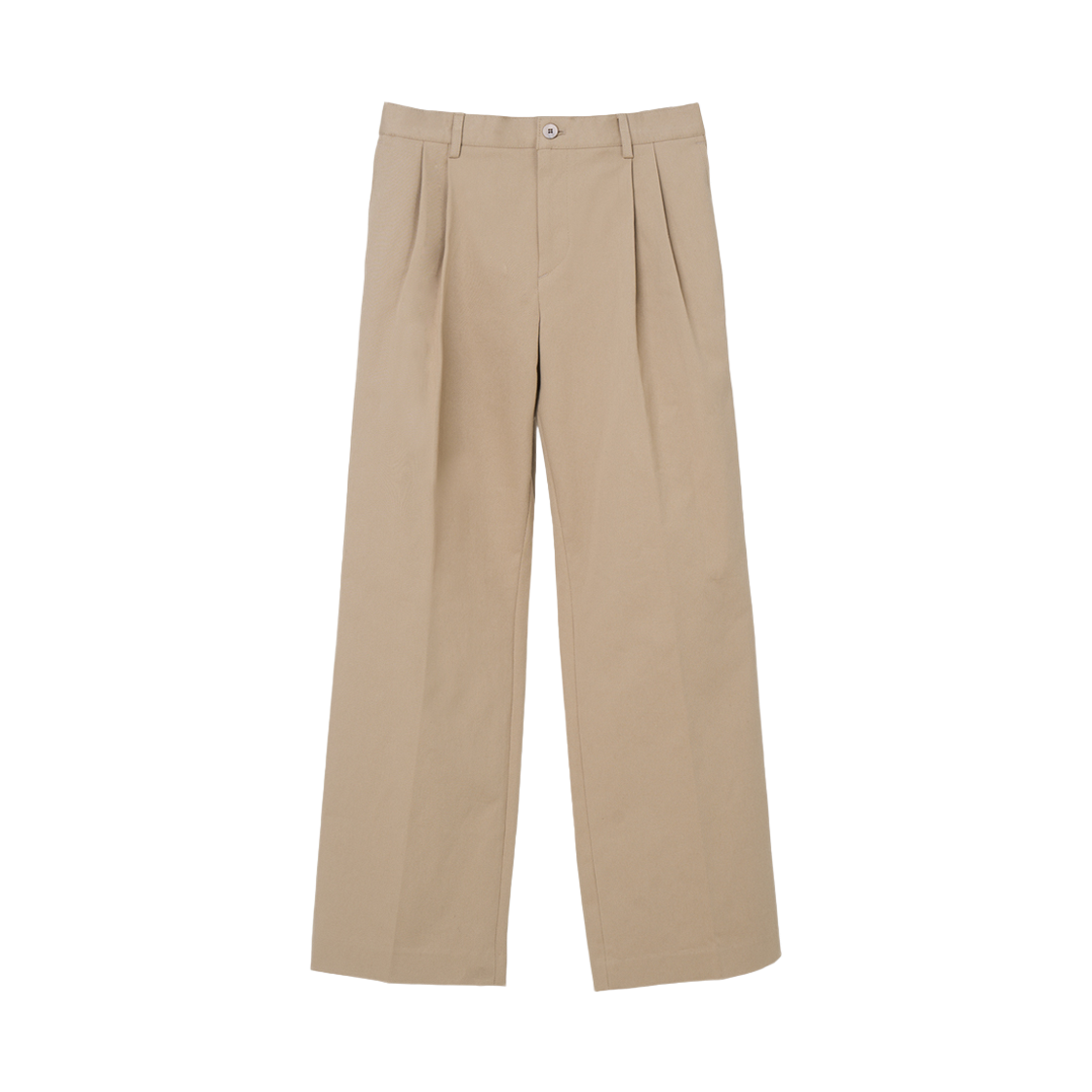 어레이드 스트레이트 와이드 투턱 밴딩 치노팬츠 화이트(Arrayed Straight Wide Banding Two Tuck Chino Pants White) - 4