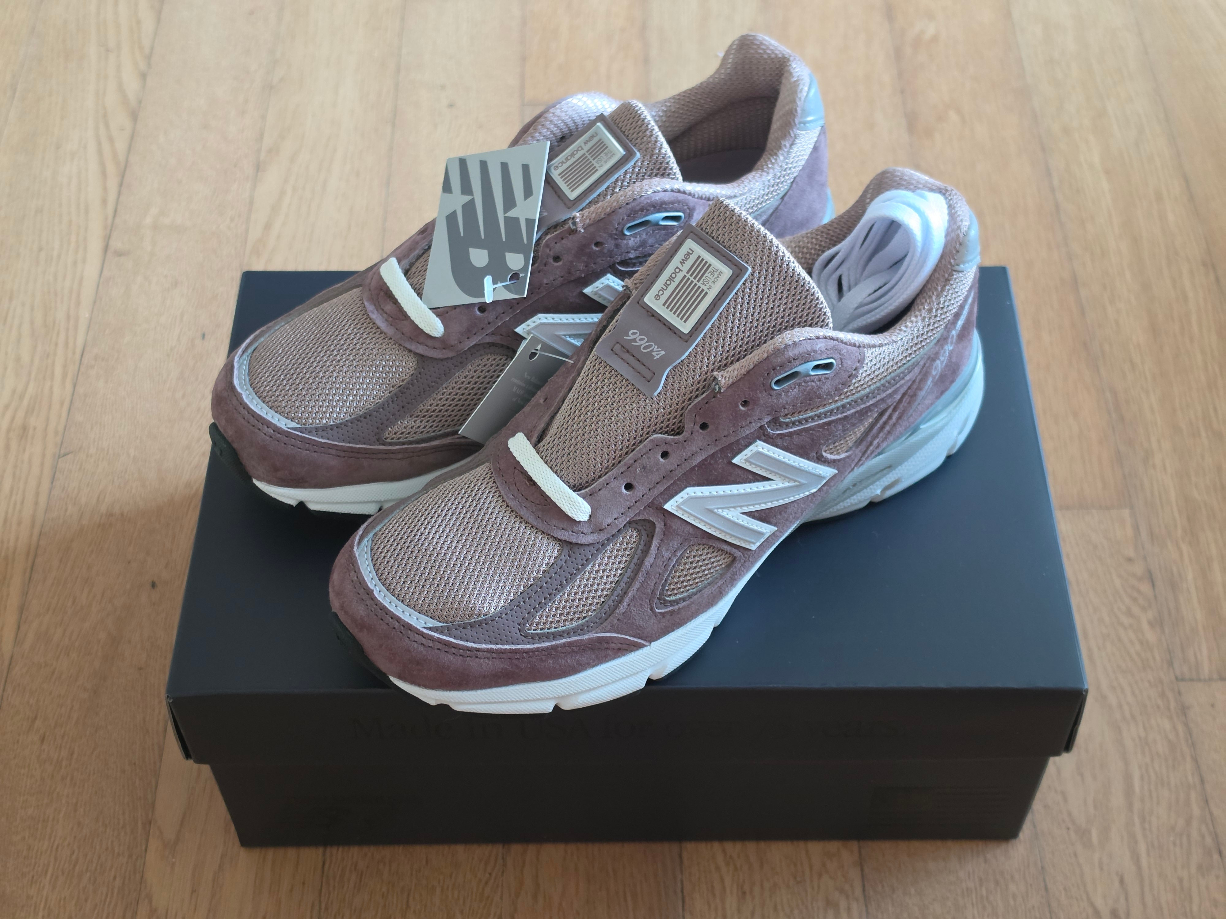 New Balance x Kith 990v4 Made in USA Dusty Mauve 착용 스타일 - 2
