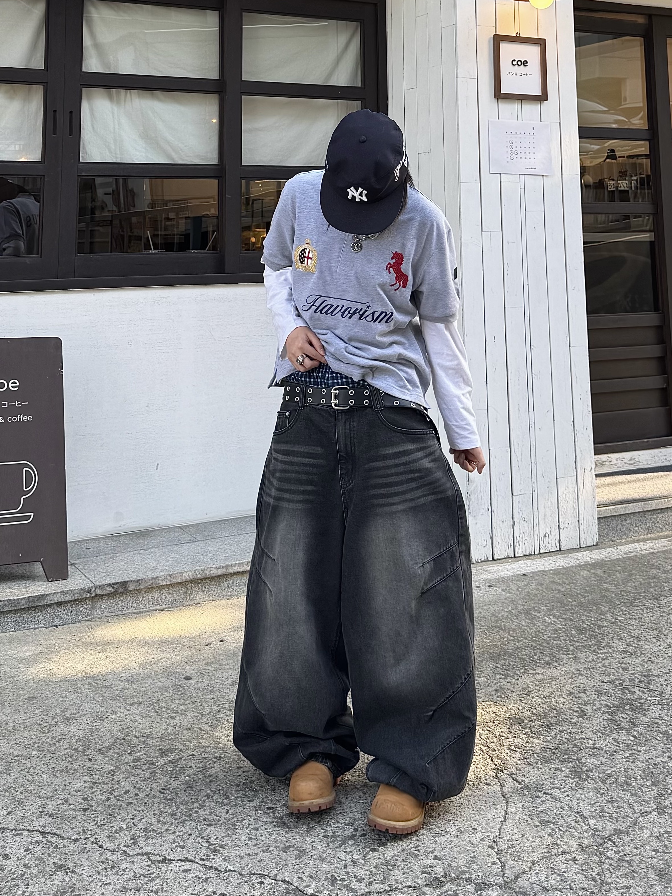 [KREAM 단독] Flavorism Red Horse Pique Shirt Melange, Timberland Premium 6 inch Waterproof Boot Wheat Nubuck - Wide 착용 스타일 - 2